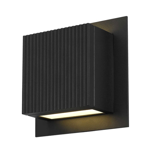 Alteck Lighting AW0061-3CCT-W Miami 1-lt 6" LED Outdoor Wall Sconce, 3CCT Selectable