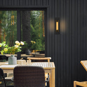 Alteck Lighting AW0079-3CCT-W Layer 1-lt 18" Tall LED Outdoor Wall Sconce, 3CCT Selectable
