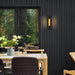 Alteck Lighting AW0079-3CCT-W Layer 1-lt 18" Tall LED Outdoor Wall Sconce, 3CCT Selectable