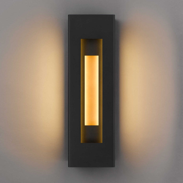 Alteck Lighting AW0079-3CCT-W Layer 1-lt 18" Tall LED Outdoor Wall Sconce, 3CCT Selectable
