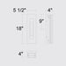 Alteck Lighting AW0079-3CCT-W Layer 1-lt 18" Tall LED Outdoor Wall Sconce, 3CCT Selectable