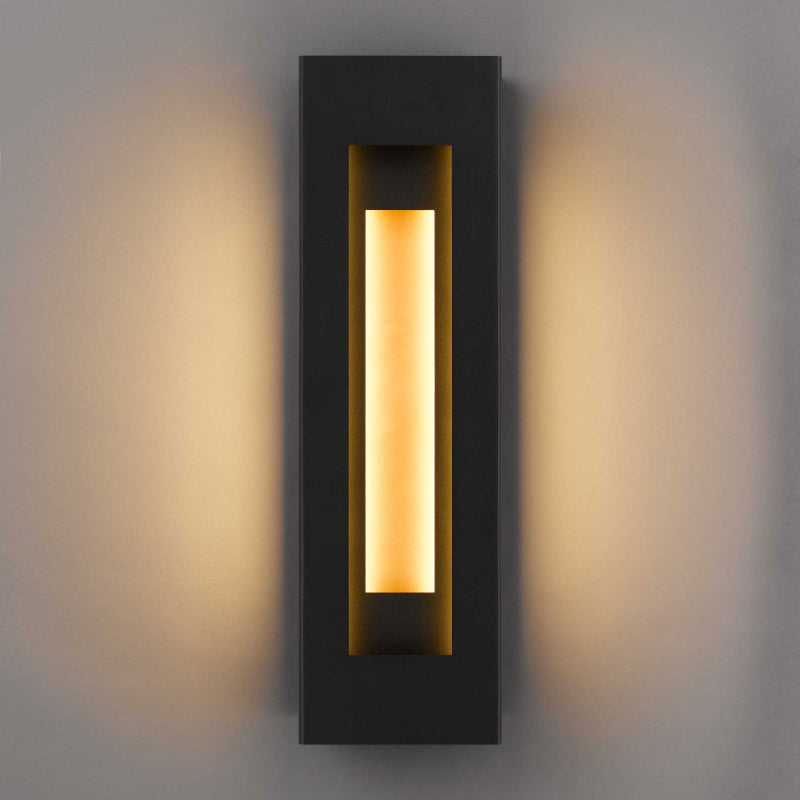Alteck Lighting AW0080-3CCT-W Layer 1-lt 22" Tall LED Outdoor Wall Sconce, 3CCT Selectable