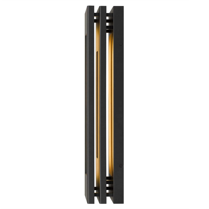 Alteck Lighting AW0080-3CCT-W Layer 1-lt 22" Tall LED Outdoor Wall Sconce, 3CCT Selectable