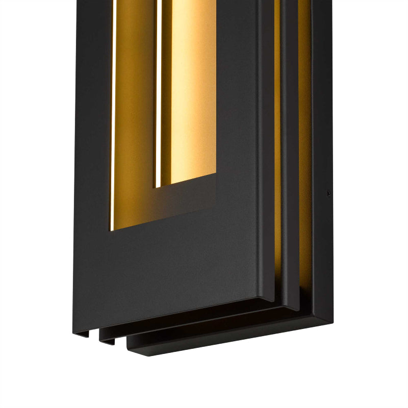 Alteck Lighting AW0081-3CCT-W Layer 1-lt 30" Tall LED Outdoor Wall Sconce, 3CCT Selectable