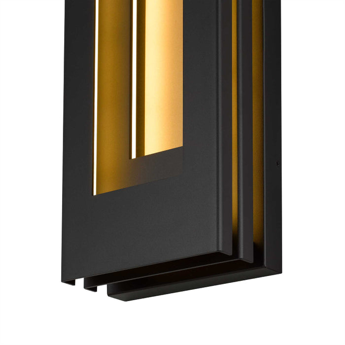 Alteck Lighting AW0081-3CCT-W Layer 1-lt 30" Tall LED Outdoor Wall Sconce, 3CCT Selectable