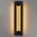 Alteck Lighting AW0082-3CCT-W Layer 1-lt 38" Tall LED Outdoor Wall Sconce, 3CCT Selectable