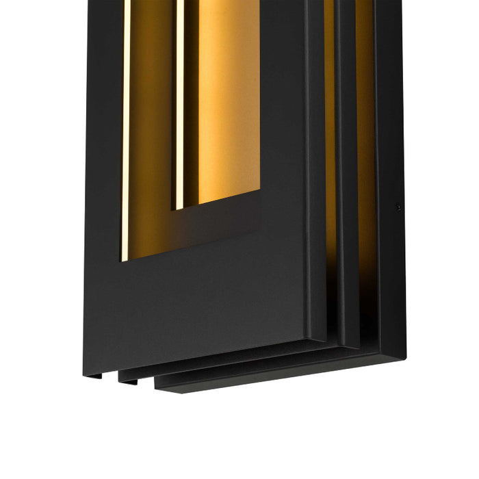 Alteck Lighting AW0082-3CCT-W Layer 1-lt 38" Tall LED Outdoor Wall Sconce, 3CCT Selectable