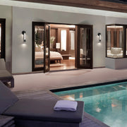 Alteck Lighting AW0087-3CCT-W Tig 1-lt 14" Tall LED Outdoor Wall Sconce, 3CCT Selectable