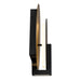 Alteck Lighting AW0089-3CCT-W Eclipse 1-lt 13" Tall LED Outdoor Wall Sconce, 3CCT Selectable