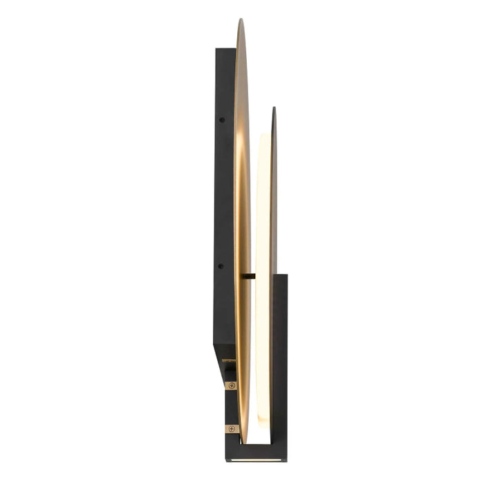 Alteck Lighting AW0091-3CCT-W Eclipse 1-lt 25" Tall LED Outdoor Wall Sconce, 3CCT Selectable