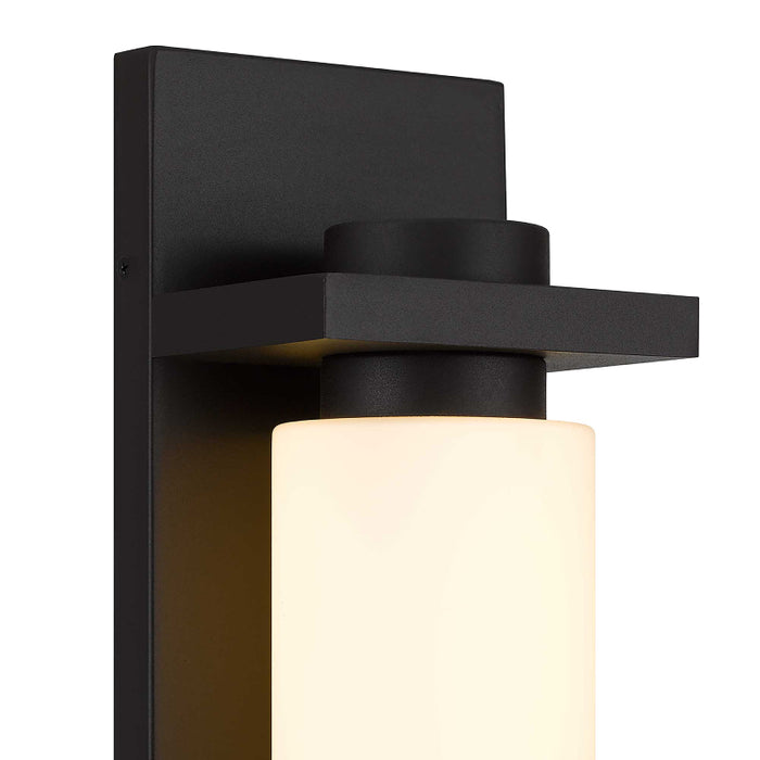 Alteck Lighting AW0093-3CCT-W Kast 1-lt 14" Tall LED Outdoor Wall Sconce, 3CCT Selectable