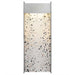 Alteck Lighting AW0095-3CCT-W Terrazzo 1-lt 14" Tall LED Outdoor Wall Sconce, 3CCT Selectable