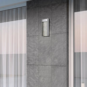 Alteck Lighting AW0095-3CCT-W Terrazzo 1-lt 14" Tall LED Outdoor Wall Sconce, 3CCT Selectable