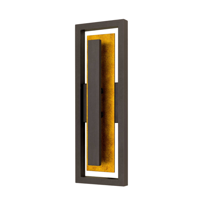 Alteck Lighting AW0099-3CCT-W Panels 1-lt 20" Tall LED Outdoor Wall Sconce, 3CCT Selectable