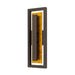 Alteck Lighting AW0099-3CCT-W Panels 1-lt 20" Tall LED Outdoor Wall Sconce, 3CCT Selectable