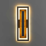 Alteck Lighting AW0099-3CCT-W Panels 1-lt 20" Tall LED Outdoor Wall Sconce, 3CCT Selectable