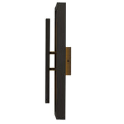 Alteck Lighting AW0099-3CCT-W Panels 1-lt 20" Tall LED Outdoor Wall Sconce, 3CCT Selectable