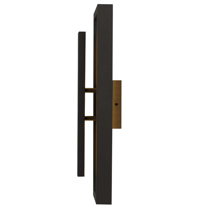 Alteck Lighting AW0099-3CCT-W Panels 1-lt 20" Tall LED Outdoor Wall Sconce, 3CCT Selectable