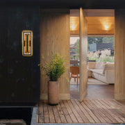 Alteck Lighting AW0099-3CCT-W Panels 1-lt 20" Tall LED Outdoor Wall Sconce, 3CCT Selectable