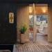 Alteck Lighting AW0099-3CCT-W Panels 1-lt 20" Tall LED Outdoor Wall Sconce, 3CCT Selectable