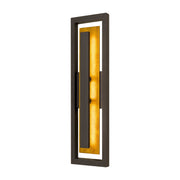 Alteck Lighting AW0100-3CCT-W Panels 1-lt 26" Tall LED Outdoor Wall Sconce, 3CCT Selectable