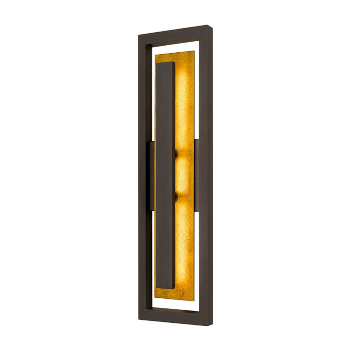 Alteck Lighting AW0100-3CCT-W Panels 1-lt 26" Tall LED Outdoor Wall Sconce, 3CCT Selectable