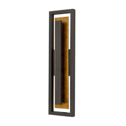 Alteck Lighting AW0100-3CCT-W Panels 1-lt 26" Tall LED Outdoor Wall Sconce, 3CCT Selectable