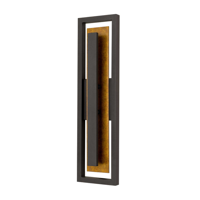 Alteck Lighting AW0100-3CCT-W Panels 1-lt 26" Tall LED Outdoor Wall Sconce, 3CCT Selectable