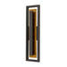Alteck Lighting AW0100-3CCT-W Panels 1-lt 26" Tall LED Outdoor Wall Sconce, 3CCT Selectable
