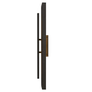 Alteck Lighting AW0100-3CCT-W Panels 1-lt 26" Tall LED Outdoor Wall Sconce, 3CCT Selectable