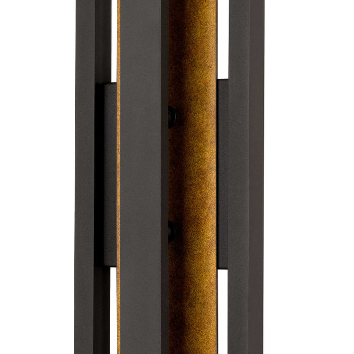 Alteck Lighting AW0100-3CCT-W Panels 1-lt 26" Tall LED Outdoor Wall Sconce, 3CCT Selectable