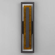 Alteck Lighting AW0100-3CCT-W Panels 1-lt 26" Tall LED Outdoor Wall Sconce, 3CCT Selectable
