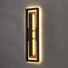 Alteck Lighting AW0100-3CCT-W Panels 1-lt 26" Tall LED Outdoor Wall Sconce, 3CCT Selectable
