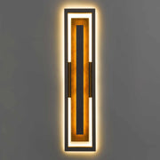 Alteck Lighting AW0101-3CCT-W Panels 1-lt 32" Tall LED Outdoor Wall Sconce, 3CCT Selectable