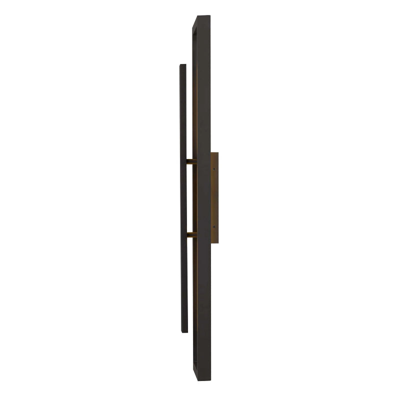Alteck Lighting AW0101-3CCT-W Panels 1-lt 32" Tall LED Outdoor Wall Sconce, 3CCT Selectable