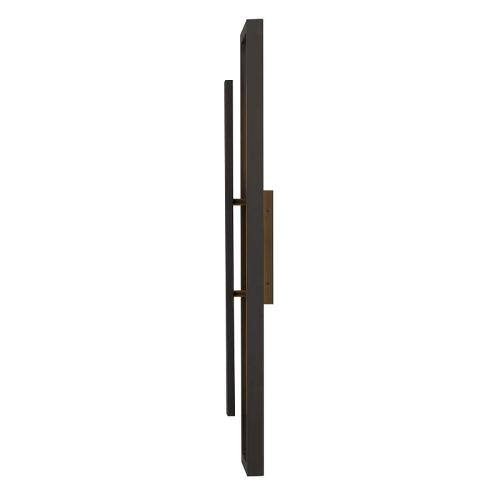 Alteck Lighting AW0101-3CCT-W Panels 1-lt 32" Tall LED Outdoor Wall Sconce, 3CCT Selectable