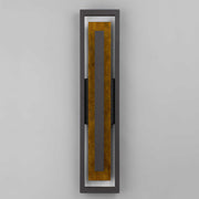 Alteck Lighting AW0101-3CCT-W Panels 1-lt 32" Tall LED Outdoor Wall Sconce, 3CCT Selectable