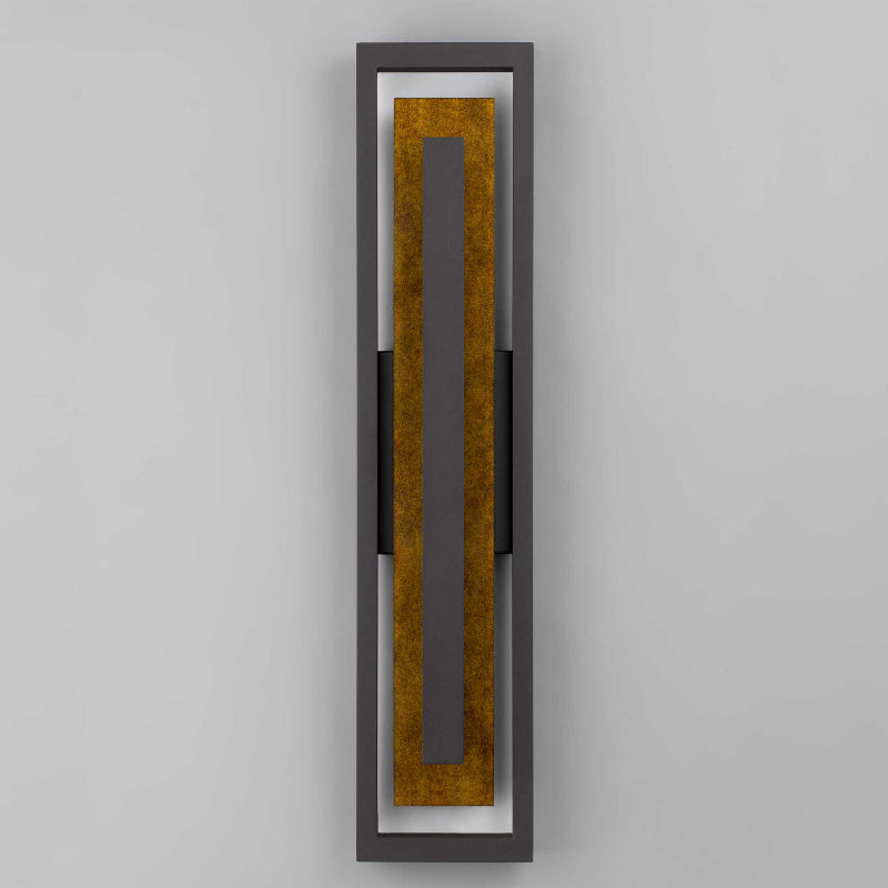 Alteck Lighting AW0101-3CCT-W Panels 1-lt 32" Tall LED Outdoor Wall Sconce, 3CCT Selectable