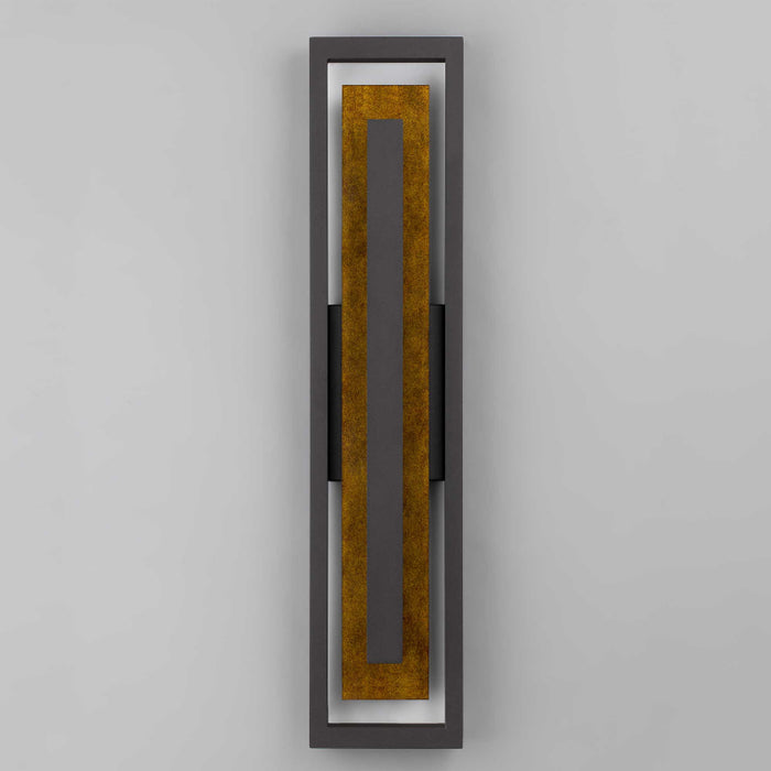 Alteck Lighting AW0101-3CCT-W Panels 1-lt 32" Tall LED Outdoor Wall Sconce, 3CCT Selectable