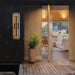 Alteck Lighting AW0101-3CCT-W Panels 1-lt 32" Tall LED Outdoor Wall Sconce, 3CCT Selectable