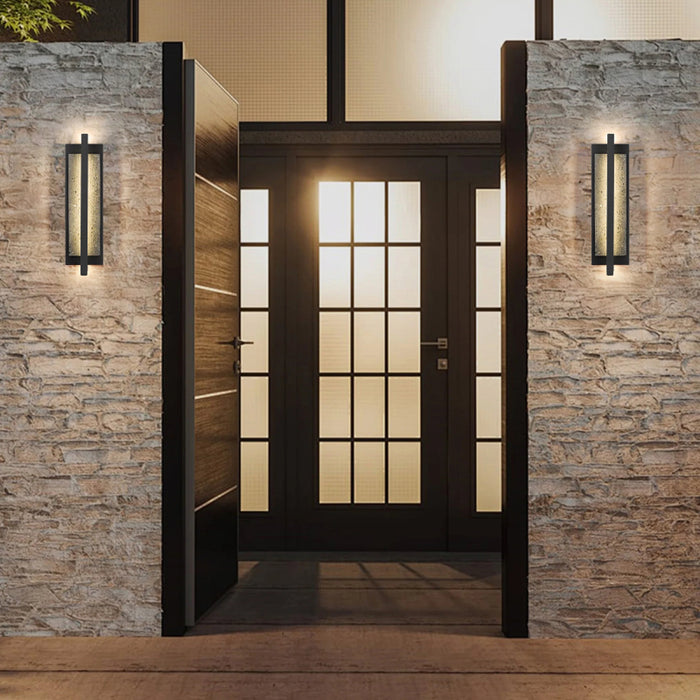 Alteck Lighting AW0102-3CCT-W Dakota 1-lt 16" Tall LED Outdoor Wall Sconce, 3CCT Selectable