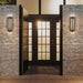 Alteck Lighting AW0102-3CCT-W Dakota 1-lt 16" Tall LED Outdoor Wall Sconce, 3CCT Selectable