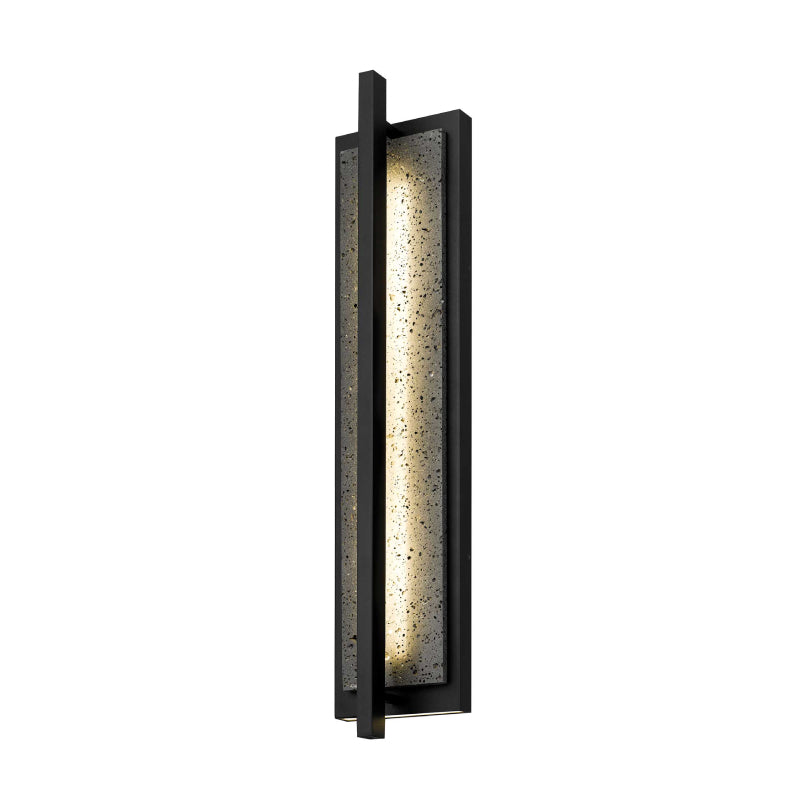 Alteck Lighting AW0104-3CCT-W Dakota 1-lt 32" Tall LED Outdoor Wall Sconce, 3CCT Selectable