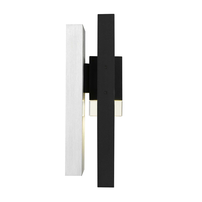 Alteck Lighting AW0105-3CCT-W Mars 1-lt 12" Tall LED Outdoor Wall Sconce, 3CCT Selectable