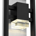 Alteck Lighting AW0105-3CCT-W Mars 1-lt 12" Tall LED Outdoor Wall Sconce, 3CCT Selectable