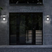 Alteck Lighting AW0105-3CCT-W Mars 1-lt 12" Tall LED Outdoor Wall Sconce, 3CCT Selectable