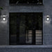 Alteck Lighting AW0105-3CCT-W Mars 1-lt 12" Tall LED Outdoor Wall Sconce, 3CCT Selectable