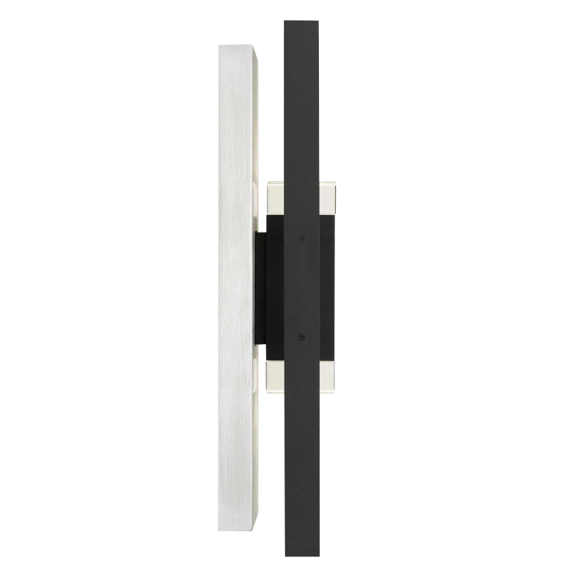 Alteck Lighting AW0106-3CCT-W Mars 1-lt 18" Tall LED Outdoor Wall Sconce, 3CCT Selectable