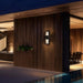 Alteck Lighting AW0106-3CCT-W Mars 1-lt 18" Tall LED Outdoor Wall Sconce, 3CCT Selectable