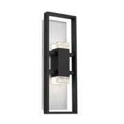 Alteck Lighting AW0107-3CCT-W Mars 1-lt 24" Tall LED Outdoor Wall Sconce, 3CCT Selectable